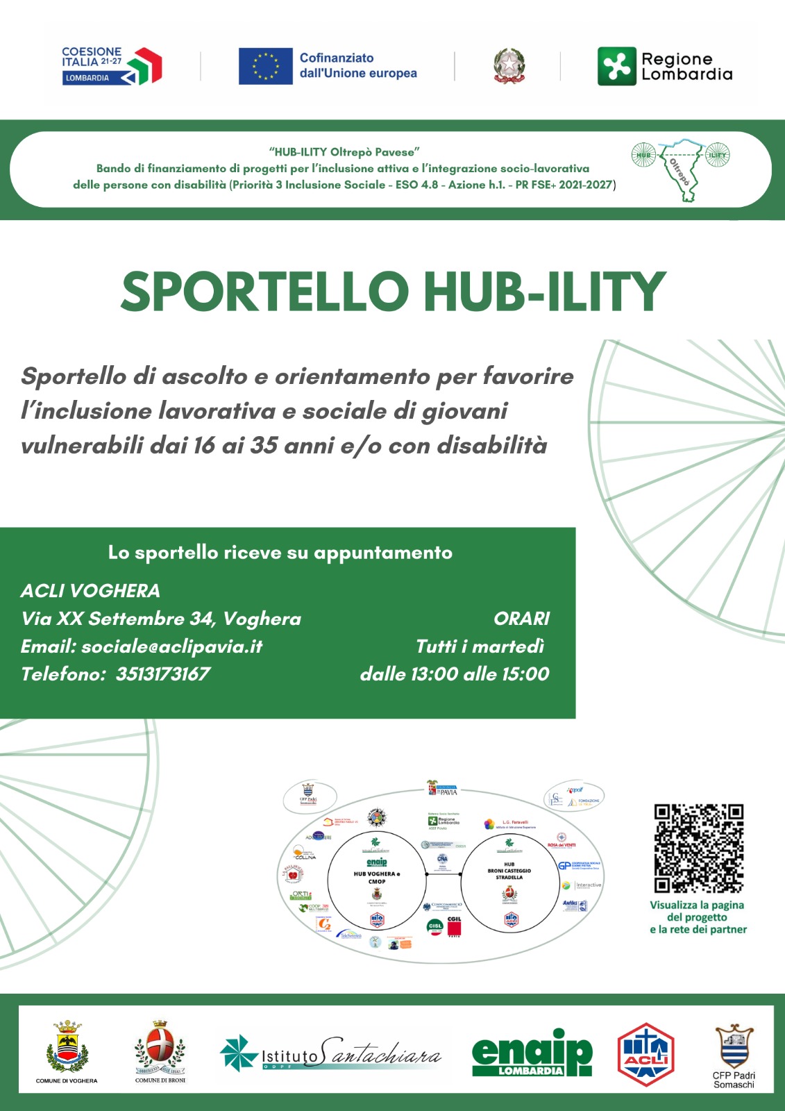 Piano di Zona – Sportello HUB-ILITY VOGHERA.